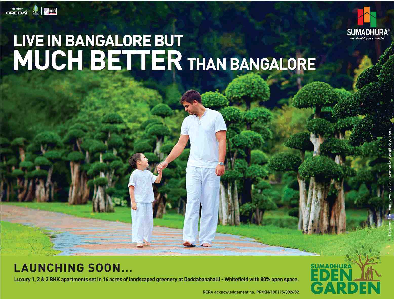 Reside in the homes boast of unmatched quality at Sumadhura Eden Garden in Bangalore
